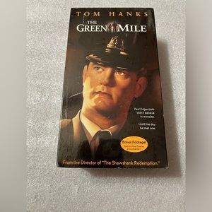 New Vintage The Green Mile Tom Hanks‎ 1999 Michael Clarke Duncan Vhs Tape Set
